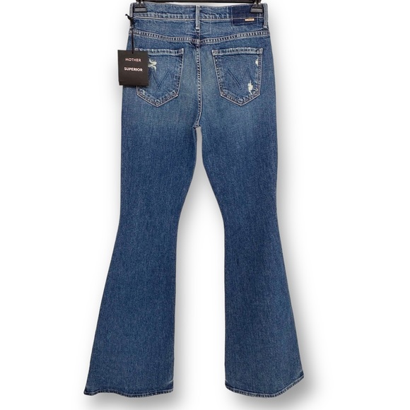 MOTHER SUPERIOR DENIM The Super Cruiser NWT Born to Bite Distressed jeans SZ 28 - Picture 8 of 12